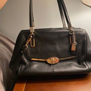 COACH MADISON MADELINE 25169 LEATHER SATCHEL EUC